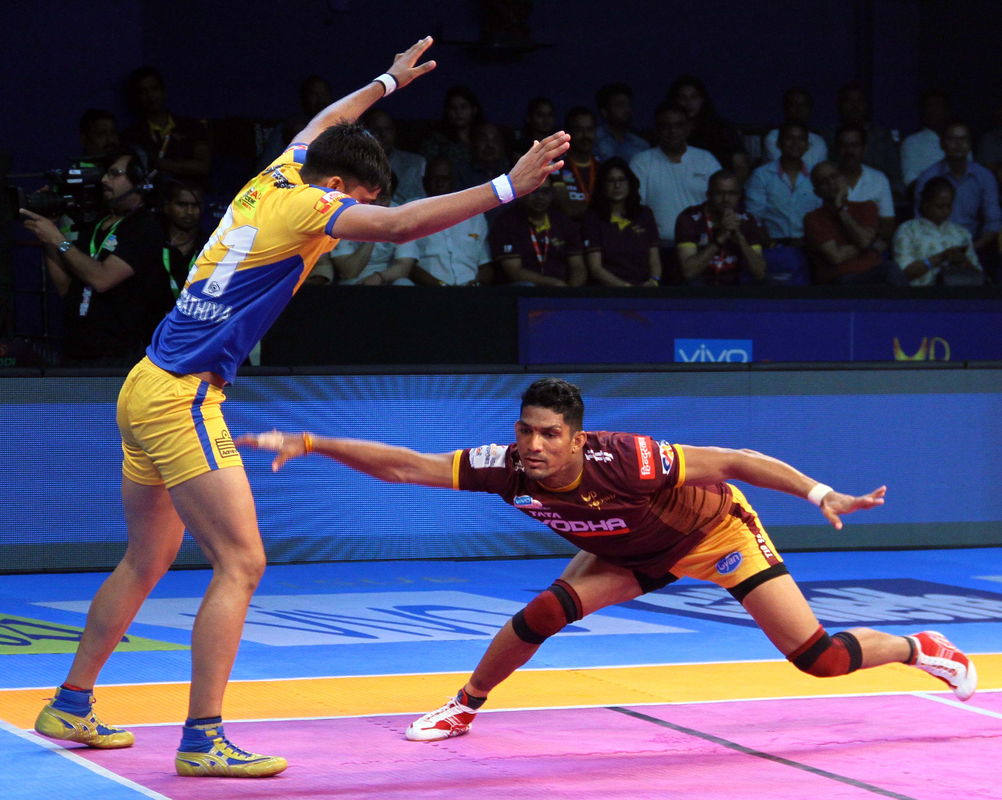 PKL 2017 | UP Yodha and Tamil Thalaivas play out a pulsating tie
