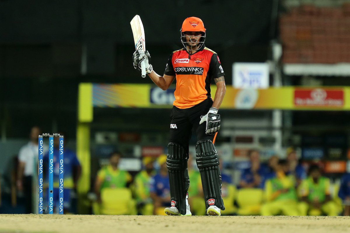 Manish Pandey played his last IPL 2021 game against Punjab Kings on September 25