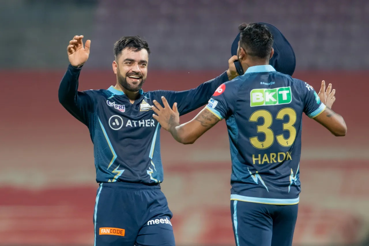 Rashid Khan picked four wickets against LSG IPL 2022