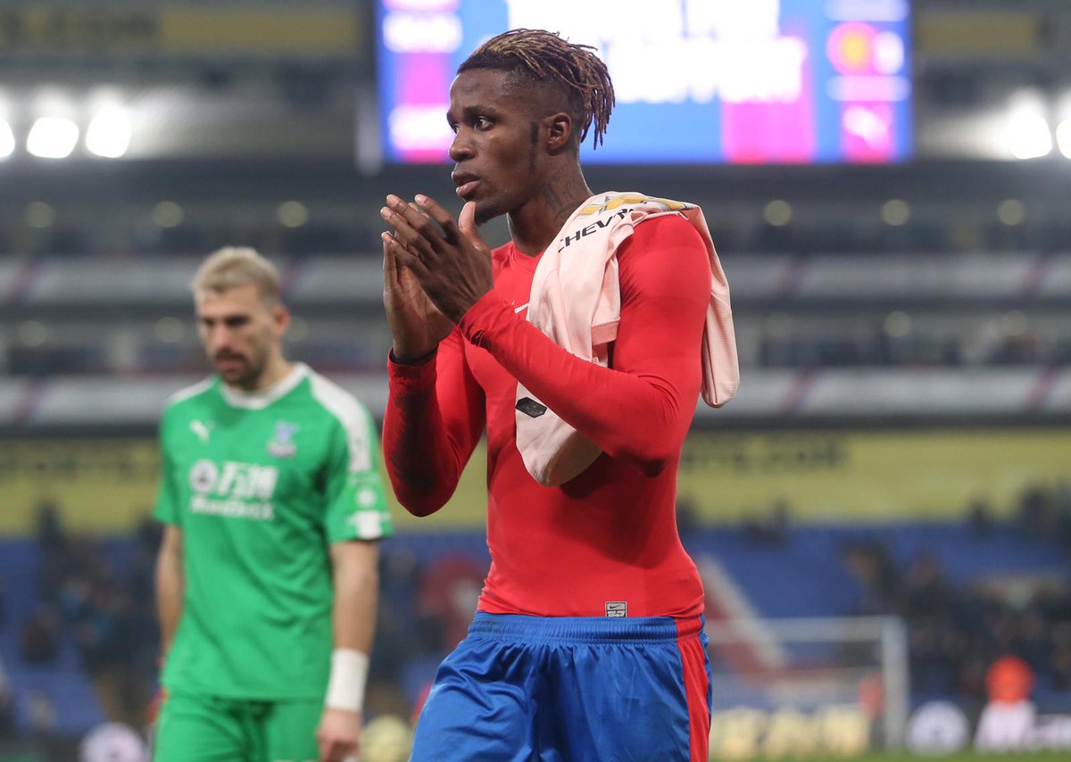 Wilfried Zaha has scored nine goals this season