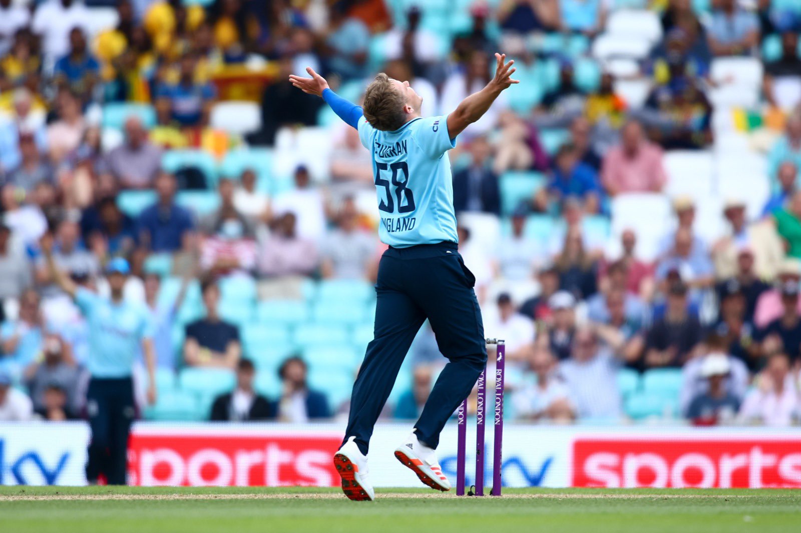 Curran claimed his maiden five-wicket haul in the 2nd ODI