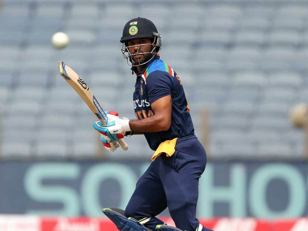 Shikhar Dhawan against Sri Lanka last year
