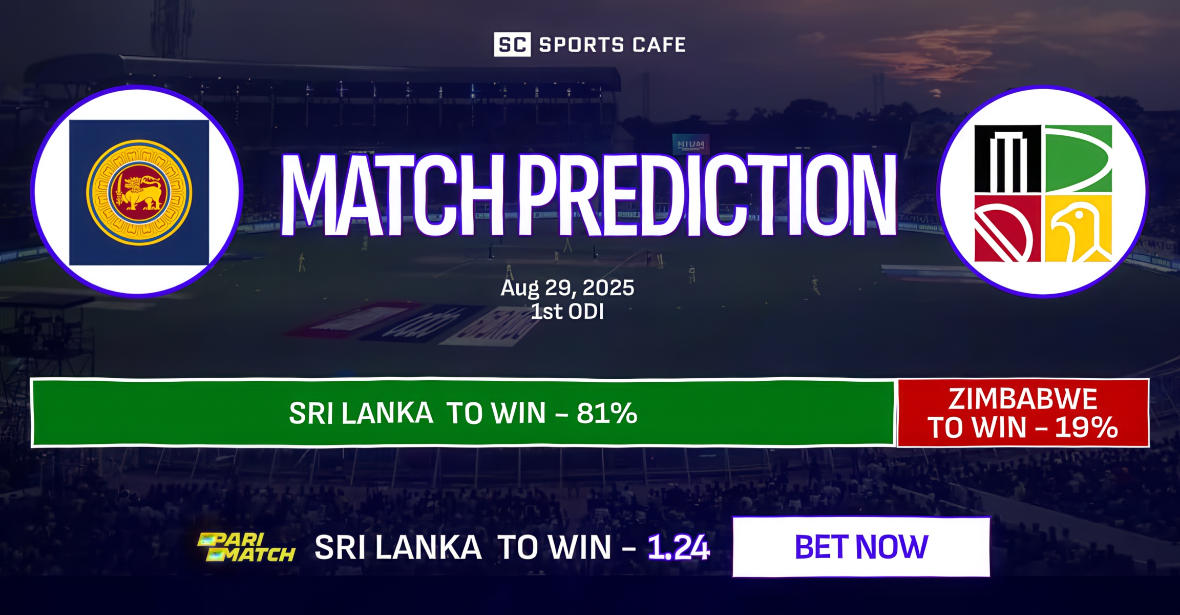 Sri Lanka vs Zimbabwe Match Prediction