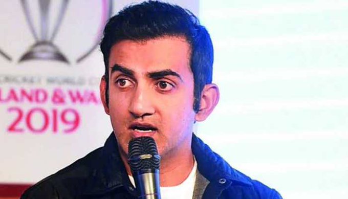 Gautam Gambhir left KL Rahul and Virat Kohli out of hi top three picks for WC.
