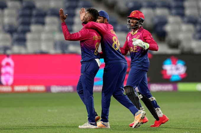 David Wiese's half-century was not enough to keep the UAE from winning their first ever World T20 game