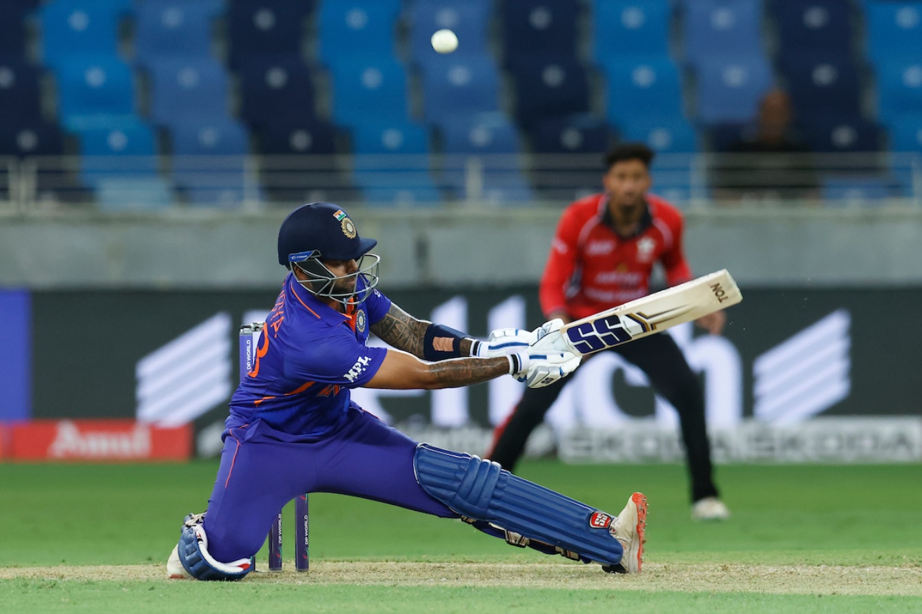 Suryakumar Yadav scored fifty against Hong Kong
