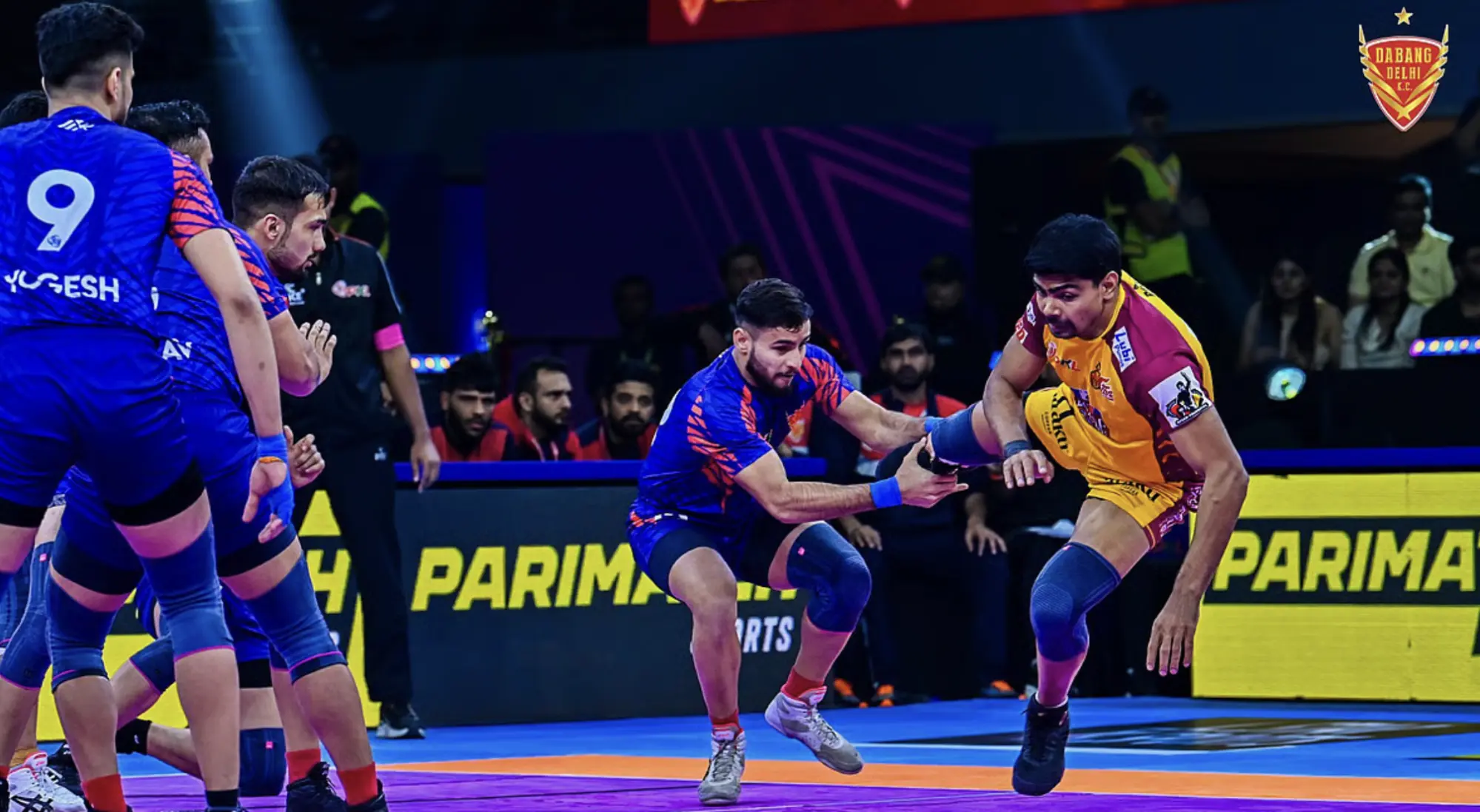 Dabang Delhi K.C. Thrash U Mumba to Reclaim Top Spot.