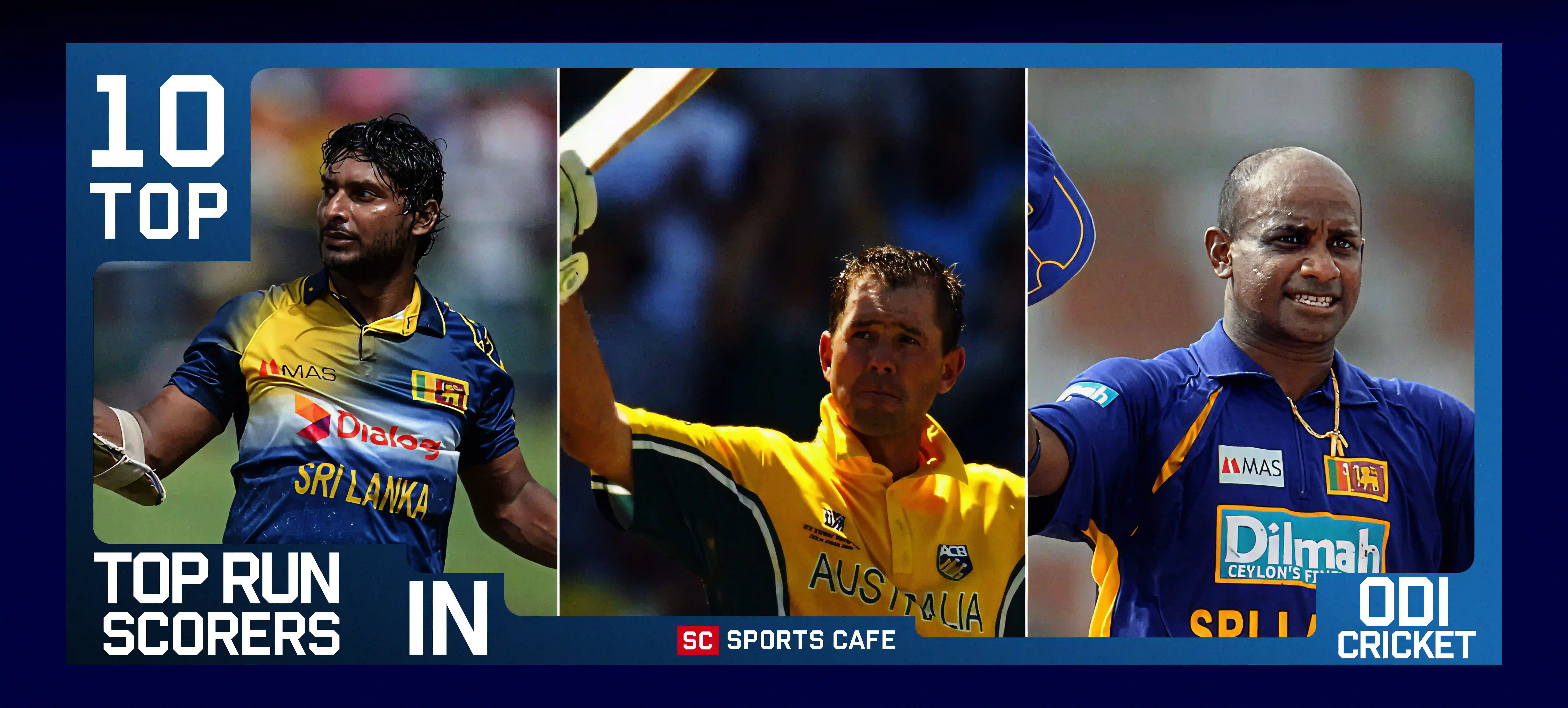 Top Run Scorers in ODI Cricket.
