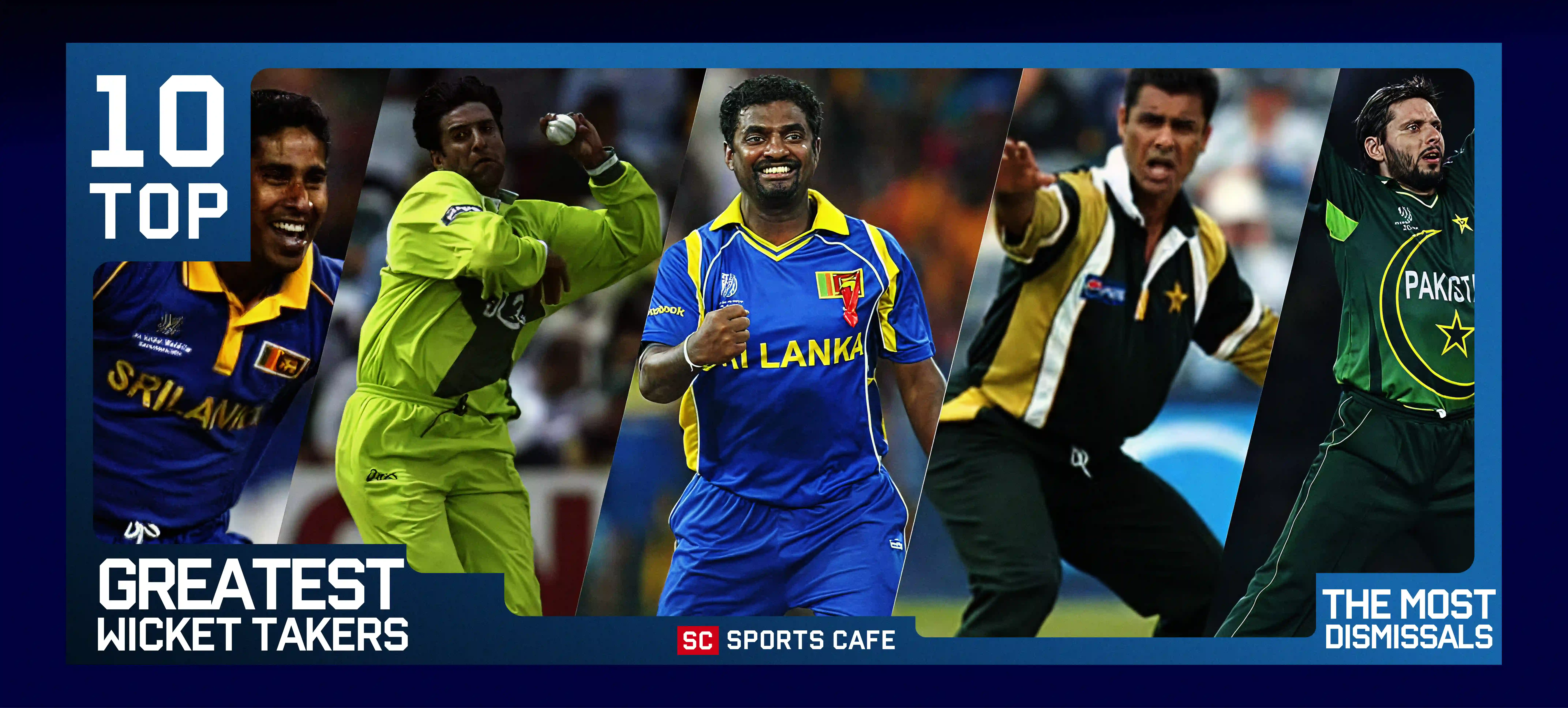 ODI Cricket’s Greatest Wicket Takers: Top 10 Legends with the Most Dismissals.
