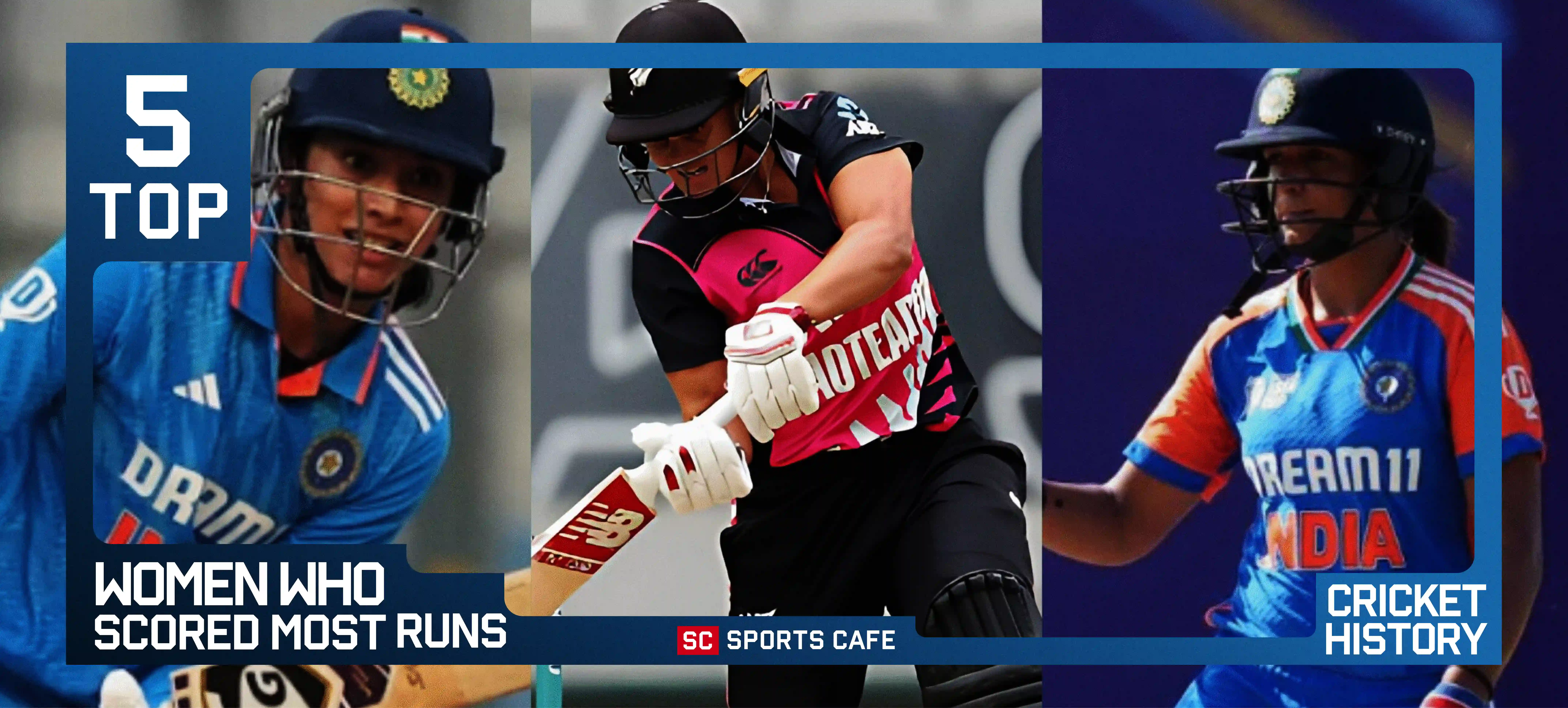 Women Who Scored the Most Runs in Cricket.