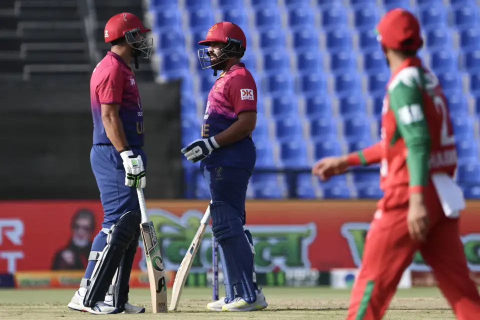 Oman could only look on in despair as UAE's opening pair of Alishan Sharafu and Muhammad Waseem seized momentum in Abu Dhabi in their Asia Cup encounter