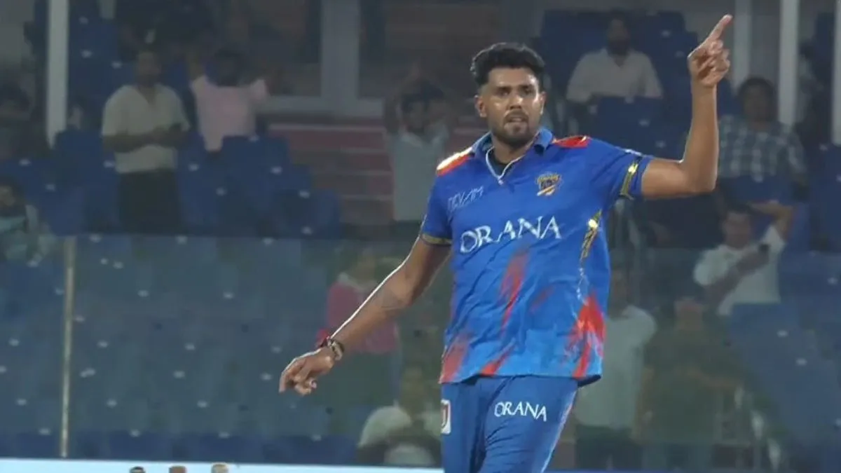 North Delhi Strikers' skipper Harshit Rana 
