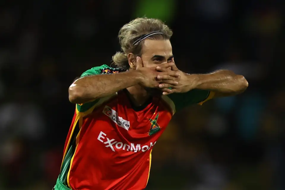 Imran Tahir continues to lead Guyana Amazon Warriors from the front in the Global Super League
