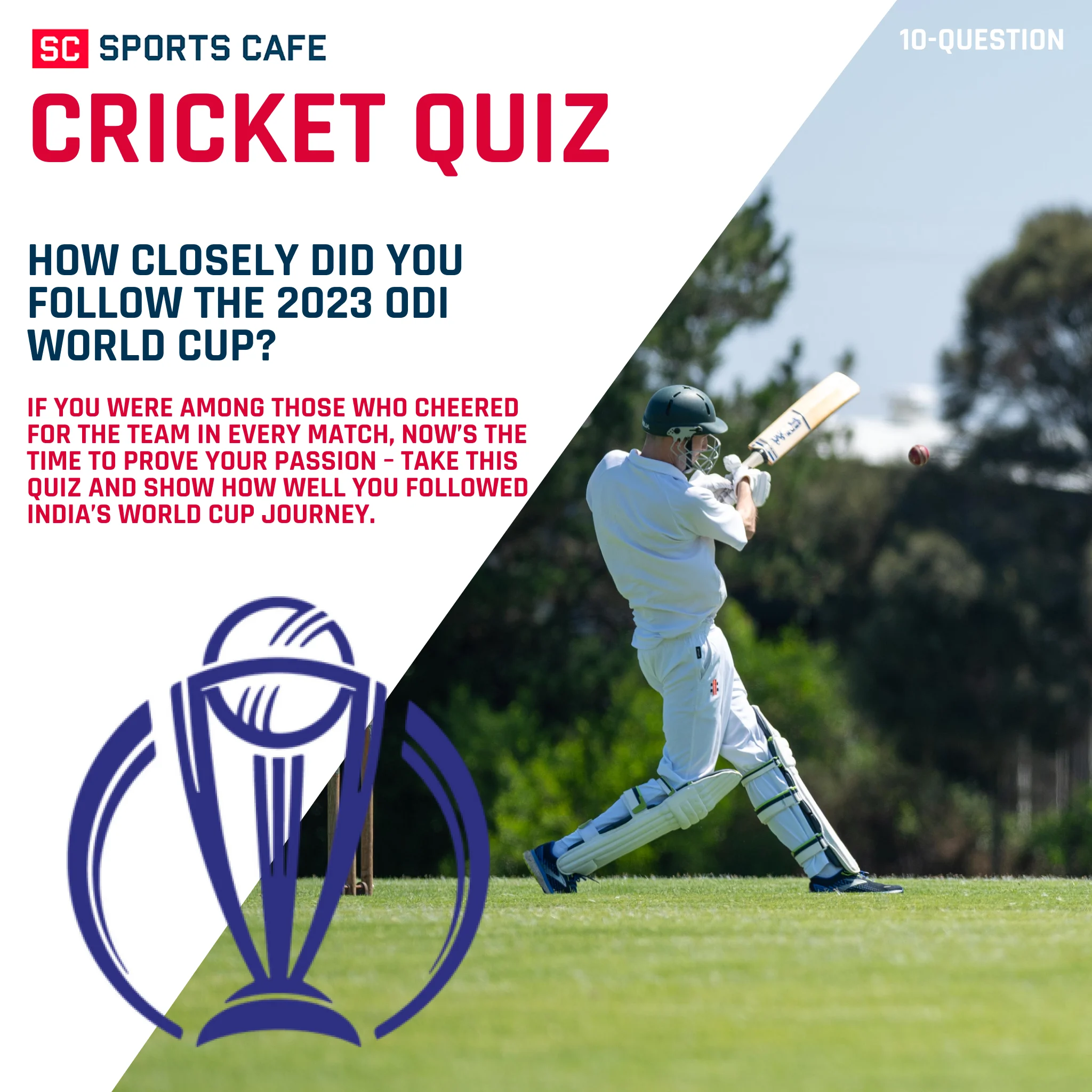 SC Quiz: How Closely Did You Follow the 2023 ODI World Cup