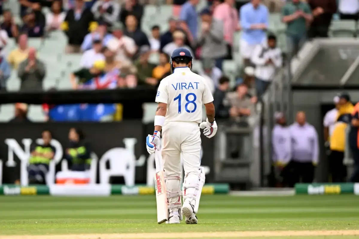 Kohli in Bad Test Patch.
