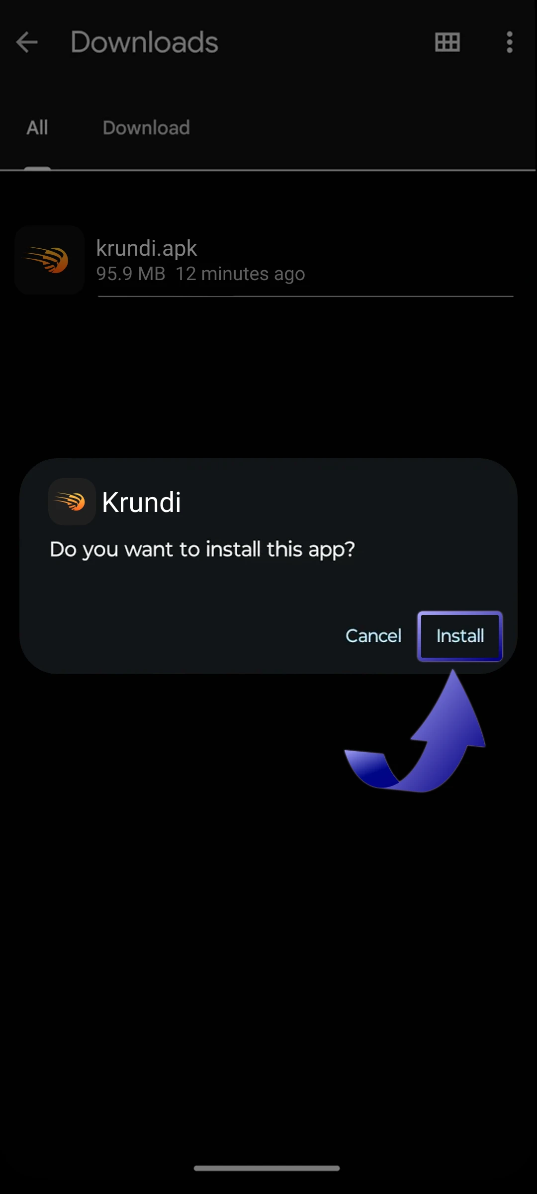 Install the App.