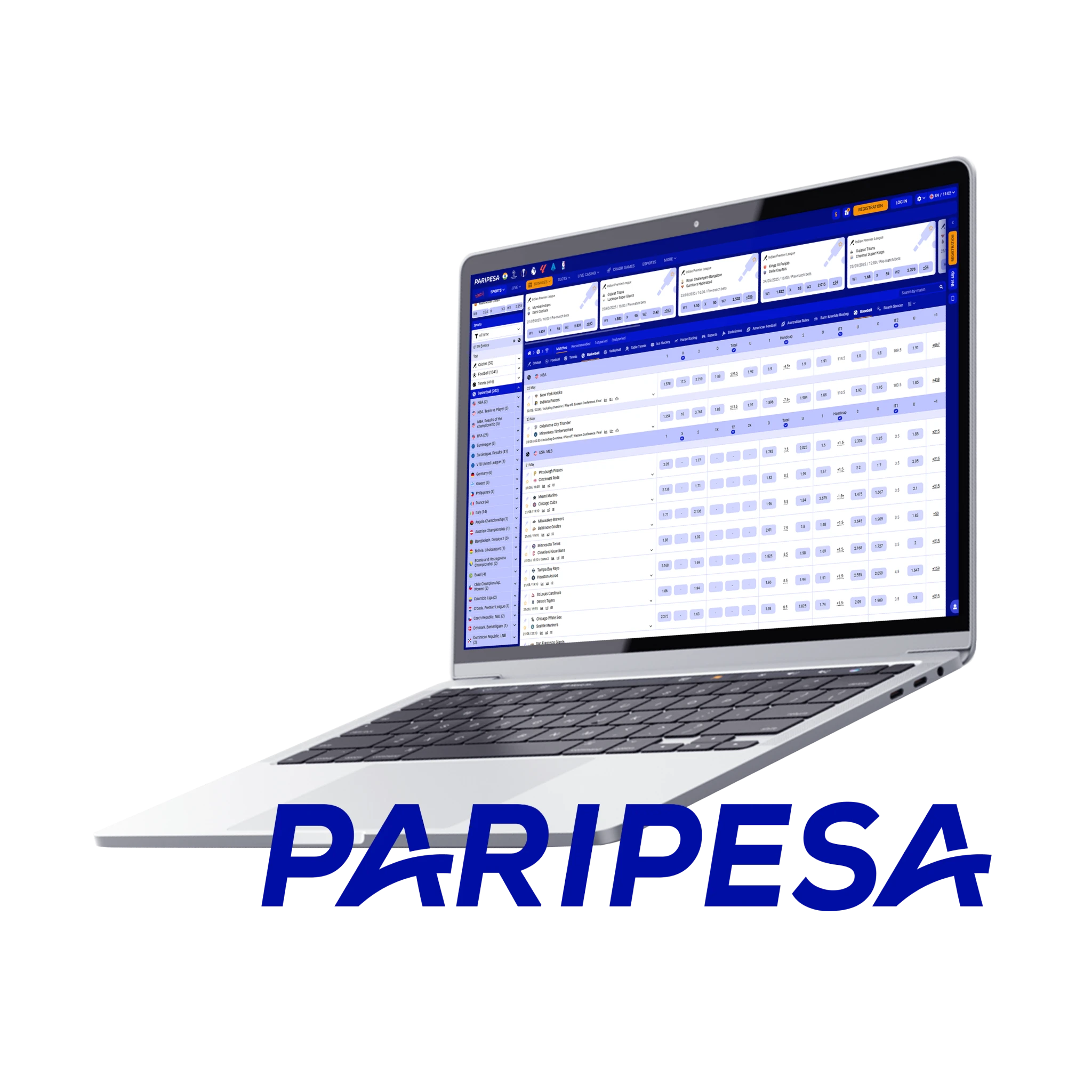 Paripesa offers a handy basketball betting app.