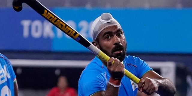 Simranjeet Singh in action