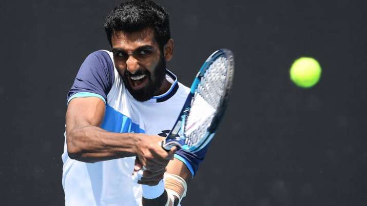 Prajnesh Gunneswaran is the highest ranked Indian singles player