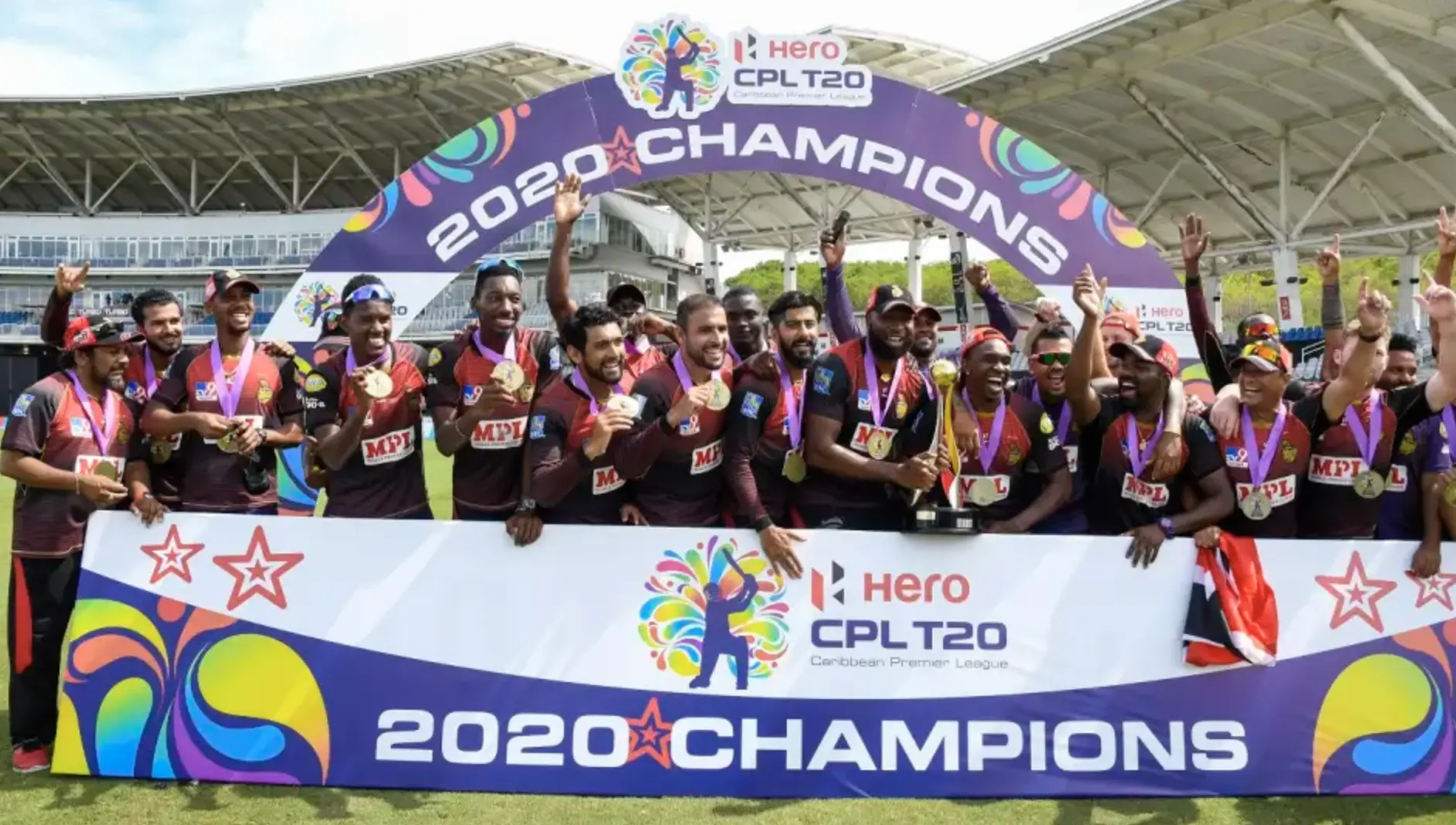 Trinbago Knight Riders won the CPL title by defeating St Lucia Zouks by 8 wickets.